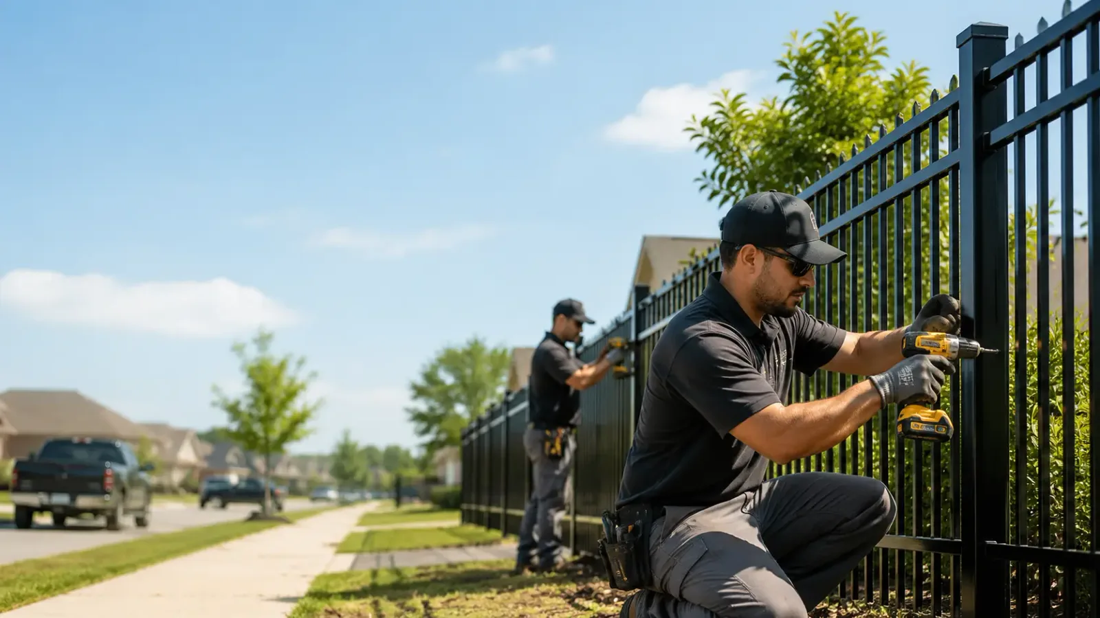 Metal Fence Installation in Bloomfield, CT